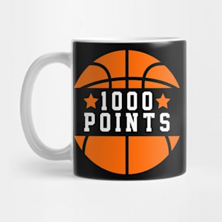 1000 Points Basketball Scorer High School Basketball Mom Mug